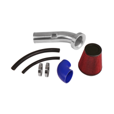 4" Velocity Stack Air Intake Pipe 6" Filter For 15-17 Mustang GT V8 5.0L