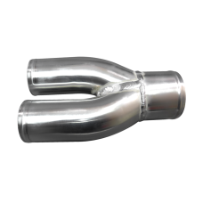 Aluminum Y Merge Pipe Tube 2.5" to 3" For Intercooler Air Intake Piping