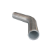 1.5" 45 Degree Aluminum Pipe, Mandrel Bent Polished, 1.65mm Thick Tube, 15" Length