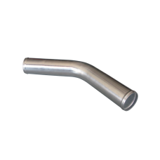 3" 45 Degree Bend Aluminum Pipe, 2.0mm Thick Bend, 18" Length