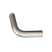 1.5" 75 Degree Aluminum Pipe, Mandrel Bent Polished, 1.65mm Thick Tube, 15" Length