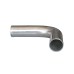 1.5" 90 Degree Aluminum Pipe, Mandrel Bent Polished, 1.65mm Thick Tube, 15" Length