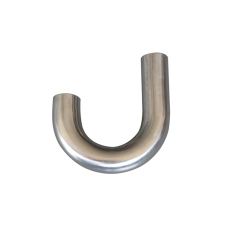 1.75" OD Universal Aluminum Pipe 180 Degree J-Bend, 1.65mm Thick Tube, 15" in Length