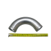 1.75" OD 120 Degree Aluminum Pipe, Mandrel Bent Polished, 1.65mm Thick Tube, 10" Length