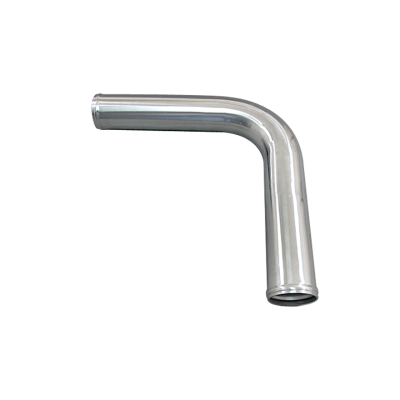 2.5" OD Universal Aluminum Pipe 90 Degree, 2mm Thick Tube, 24" in Length