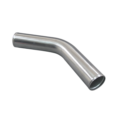 3.25" Aluminum Pipe 45 Degree, 3.0mm Thick Tube, 21.5" in Length