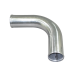 4" Aluminum Pipe 90 Degree Bend, Polished, Mandrel Bent, 3.0mm Thick, 24" Length