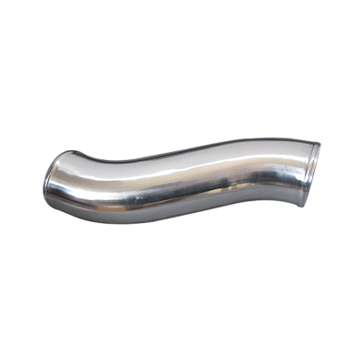 3.5" OD Air Intake S shape Aluminum Pipe, Mandrel Bent Polished, 3mm Thick Tube, 16" Length