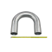 4" Aluminum Pipe 180 Degree U Bend, Polished, Mandrel Bent, 3.0mm Thick, 36" Length Tube