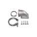 3" Vband T4 Turbo Stainless 90 Degree Elbow Adapter Flange Tube 304 SS Cast + Clamp 3" Vband T4 Turbo Stainless 90 Degree Elbow Adapter Flange Tube 304 SS Cast + Clamp