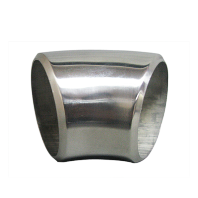 2.25" O.D. Extruded 304 Stainless Steel Elbow 45 Degree Pipe Tube, 3mm (11 Gauge) Thick