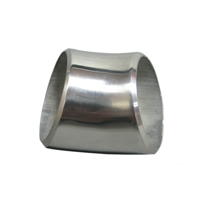 2.5" O.D. Extruded 304 Stainless Steel Elbow 45 Degree Pipe Tube , 3mm (11 Gauge) Thick