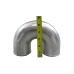 3" Cast Aluminium Elbow U 180 Deg for Intercooler Turbo Pipe Tube Polished 3" Cast Aluminium Elbow U 180 Deg for Intercooler Turbo Pipe Tube Polished