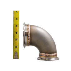 3"-2.5" Cast Stainless Steel 90 Degree Reducer Elbow Pipe Vband Flange Tube