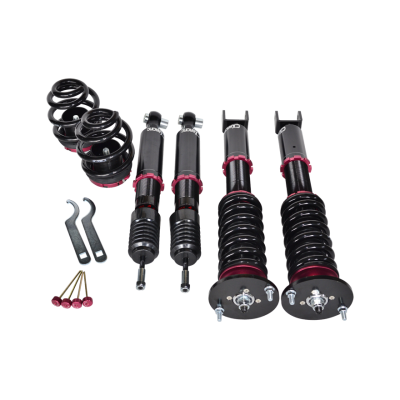 Damper CoilOvers Shock Suspension Kit For 97-04 Audi A6 C5 Pillow Ball Mount