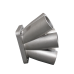 Cast Stainless Steel 6-1 Turbo Header Manifold Merge Collector T3 T4 Cast Stainless Steel 6-1 Turbo Header Manifold Merge Collector T3 T4