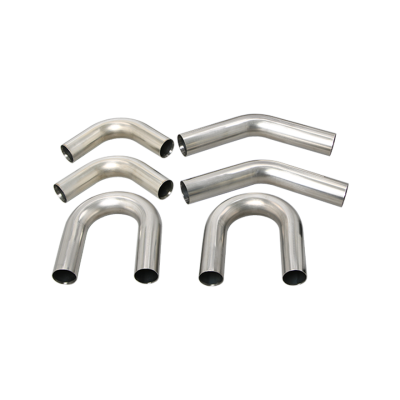Universal Stainless Piping Kit 2.5" 6 pcs Exhaust Straight 45 90 U Pipe