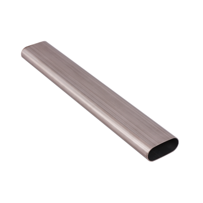 3" Oval Straight 304 Stainless Steel Pipe Tube Tubing 16 Gauge 24" Long