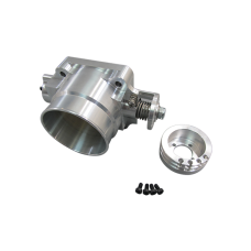 Q45 80mm Billet Aluminum Throttle Body for NISSAN SKYLINE Silvia S13 S14 S15 RB20DET RB25DET 