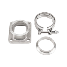 T4 Turbo 2.5" V-Band Stainless Steel Cast Flange Adapter Converter Clamp