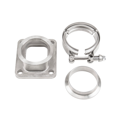 T4 Turbo 2.5" V-Band Stainless Steel Cast Flange Adapter Converter Clamp