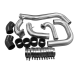 Bolt on Intercooler Piping Pipe Tube Kit for 95-99 Mitsubishi Eclipse Talon 2G DSM Bolt on Intercooler Piping Pipe Tube Kit for 95-99 Mitsubishi Eclipse Talon 2G DSM