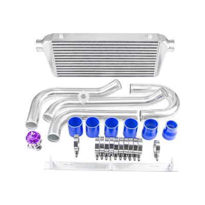 Front Mount Intercooler Piping Pipe Tube Kit + BOV for 96-00 Honda Civic EK with B or D VTEC Series Engine