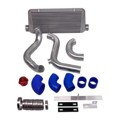 3" Core Intercooler Piping Pipe Tube BOV Kit For 79-93 Ford Mustang LS1 LSx Engine Swap