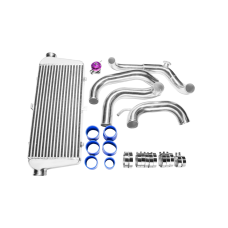 FMIC Front Mount Intercooler Pipe Tube Kit + BOV For 89-99 Nissan 240SX S13 S14 SILVIA SR20DET