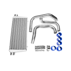 Tube & Fin Front Mount Intercooler Piping Pipe Tube Kit For Nissan S13 S14 S15 240SX Skyline R33 R34 GTR GTS With RB20DET RB25DET Engine