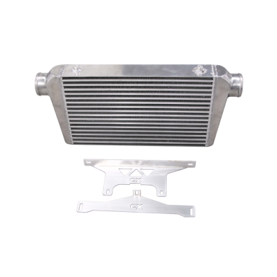 Intercooler + Mounting Bracket for 75-78 Nissan 280Z Fairlady Z 2.5" Inlet Outlet