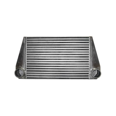 24"x12"x3.5" FMIC V-MOUNT TURBO 2.5" Inlet & Outlet INTERCOOLER For RX7 RX-7 