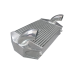 4" Thick Turbo V-mount 23.5"x11.75"x9.5" Aluminum Intercooler 3" Inlet & Outlet 4" Thick Turbo V-mount 23.5"x11.75"x9.5" Aluminum Intercooler 3" Inlet & Outlet