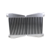 Dual Core Twin Turbo Intercooler 3.5" Thickness 2.5" Inlet & Outlet 