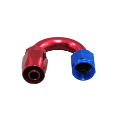 AN 12 AN12 12AN 180 Degree U Reusable Hose End Anodized Aluminum Oil Fitting Adapter