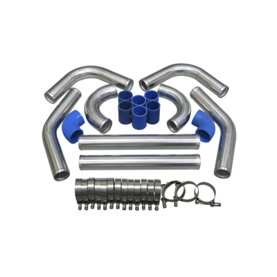 2" Aluminum Tube UNIVERSAL TURBO INTERCOOLER PIPING KIT W/PIPE 120 DEGREE Straight