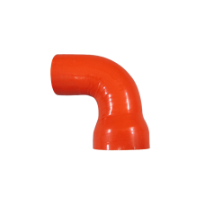 Universal 2" to 1.6" 90 Degree Red Silicon Elbow Hose Coupler