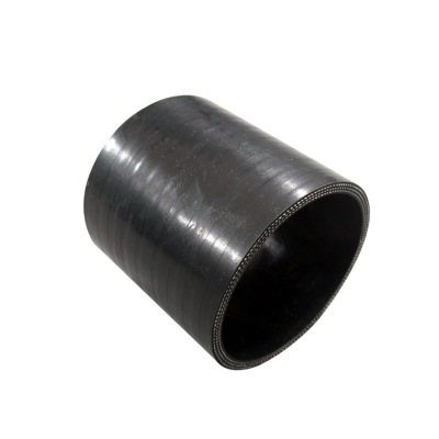 4" 76mm Long Straight Black Silicon Hose Coupler For Intercooler Pipe