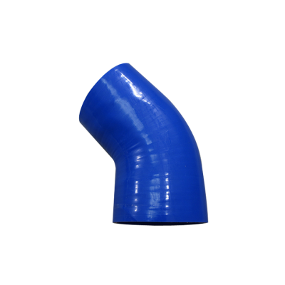 4"-3" 45 Deg Blue Silicon Hose Coupler Reducer Elbow for Turbo Intercooler Pipe