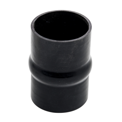 Universal 4" Black Straight Hump Silicon Hose Coupler 6" Long For Intercooler