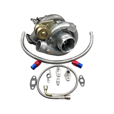 T61 Turbo Charger + Oil Kit Toyota For 86-92 Supra MK3 MK 3 7MGTE Upgrade CT26 Bolt on